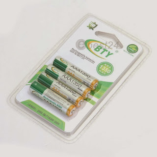 4 X Rechargeable Batteries AAA 1350mAh 1.2V Ni-MH New