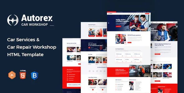 Best Car Service and Workshop HTML Template