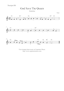 God Save The Queen (America) trumpet sheet music