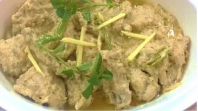 Chicken white karahi