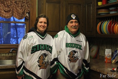 Game day Jen and Gene