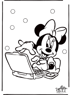 disney minie mouse coloring pages for kids