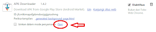 Ekstensi Apk Downloader