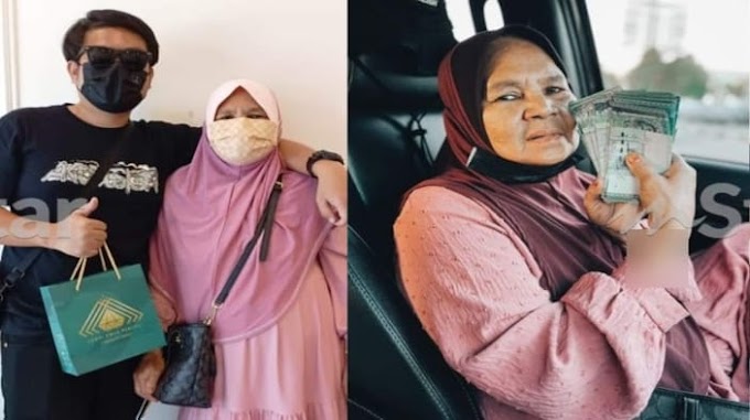 Kisah Di Sebalik Gambar 'Makcik Pegang RM10k', Sayu Baca Perkongsian Ini