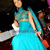 Pooja in Blue Designer Salwar Kameez