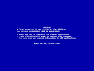 BSOD Windows 95/98