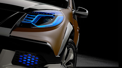 Renault Sandero first teasers of Concept Stepway