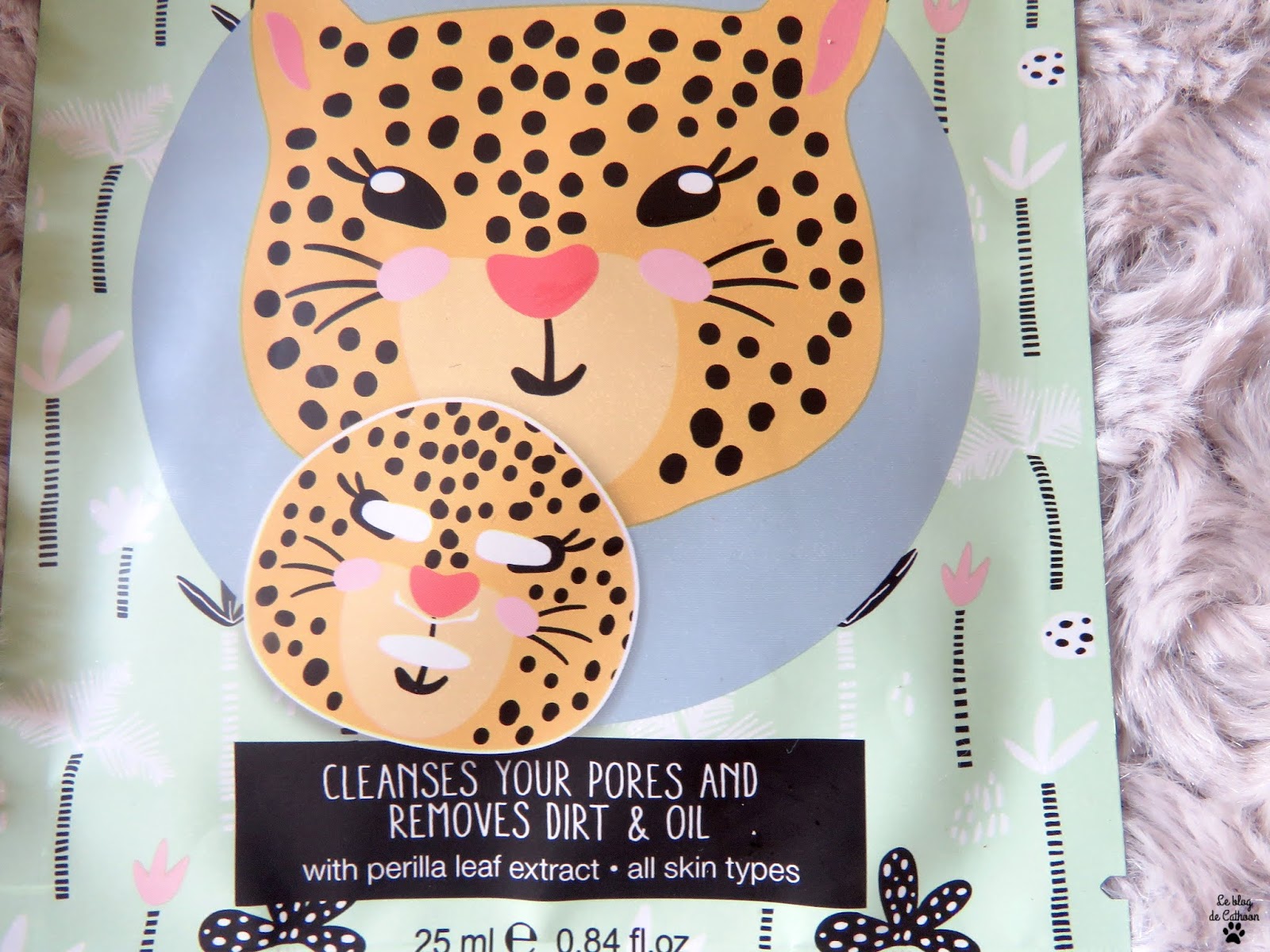 Léopard Face Sheet Mask - Masque en Tissu - Action