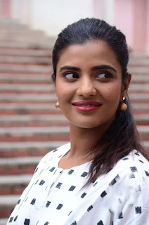 Actress Aishwarya Rajesh Stills At Kousalya Krishnamurthy Movie Pre Release Press Meet