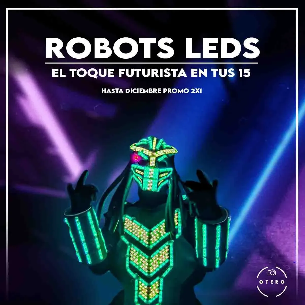 Show de robot led en Tala Buenos Aires