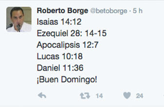 Borge bíblico: Ex gobernador de QR twitea mensaje cifrado citando pasajes bíblicos, usuarios lo insultan