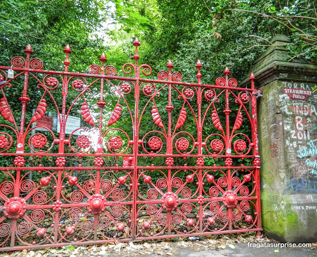 portões de Strawberry Field em Liverpool