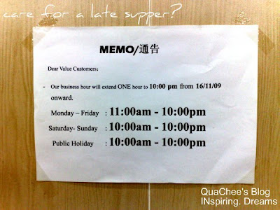 bao bao pan mee opening hours