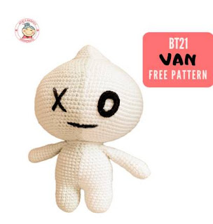 PATRON GRATIS VAN | BT21 AMIGURUMI 54688