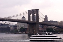 Danielle visits NYC, Brooklyn Bridge