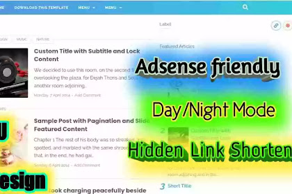 Url 4 U - premium url shortener template for blogger by SaurabhDesign.