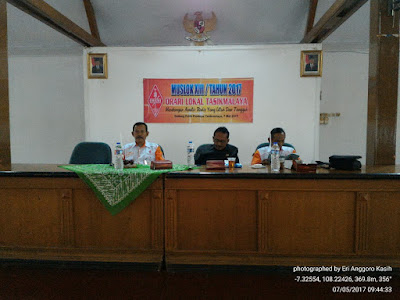 Suasana muslok XIII Lokal Tasikmalaya tahun 2017.