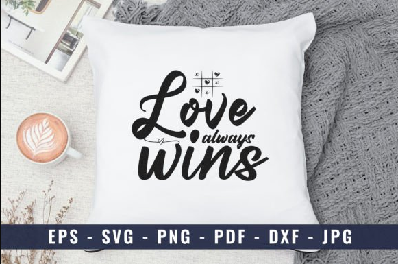Love Always Wins SVG PNG EPS