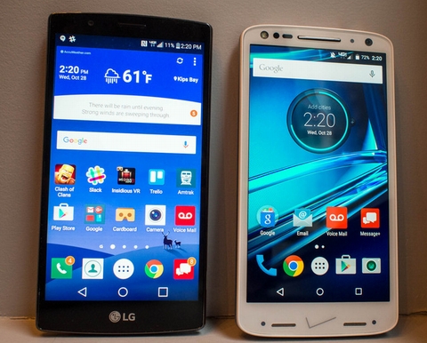 Motorola Droid Turbo 2 và LG G4: Khi hai quái vật đọ sức