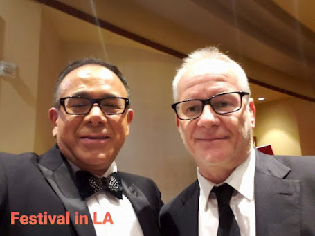 Thierry Frémaux and film critic Jose Alberto Hermosillo