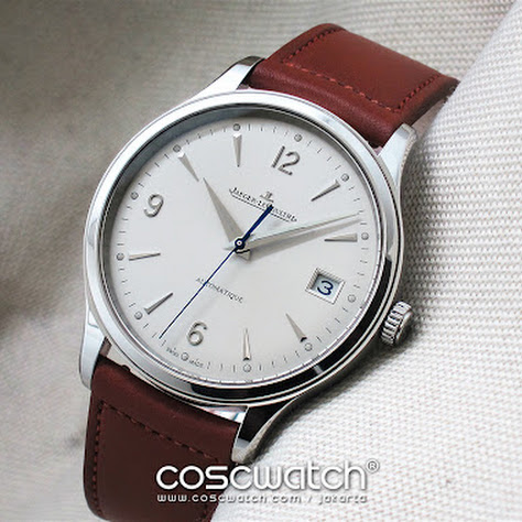 Jaeger LeCoultre - Master Control Date Silver Dial with Leather 40m