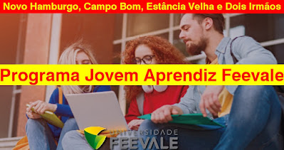 Programa Jovem Aprendiz Feevale abre 60 vagas em Novo Hamburgo, Campo Bom, Estância Velha e Dois Irmãos