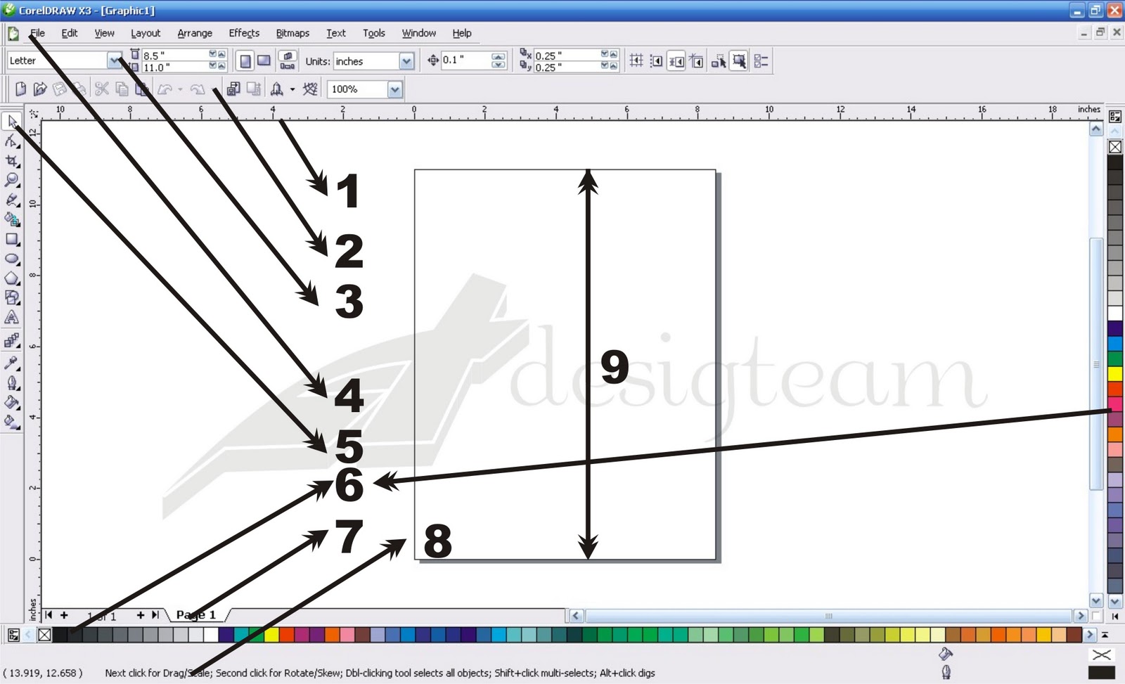 Wong Kampungan sinau CG Tampilan jendela  coreldraw  X3