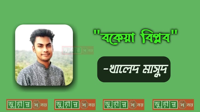 কবিতাঃ "বকেয়া বিপ্লব"