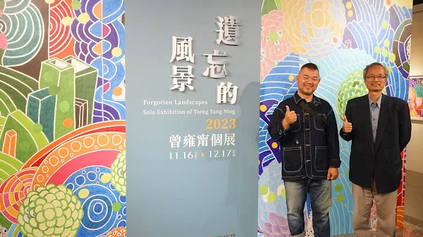 ▲以原子筆為主要創作媒材並建立個人藝術風格的藝術家曾雍甯，於即日起至12月17日在國立彰化生活美學館第一、二展覽室展出「遺忘的風景2023曾雍甯個展」。（記者林明佑攝）