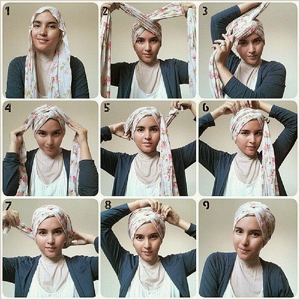 Model Hijab Pashmina segi empat terbaru