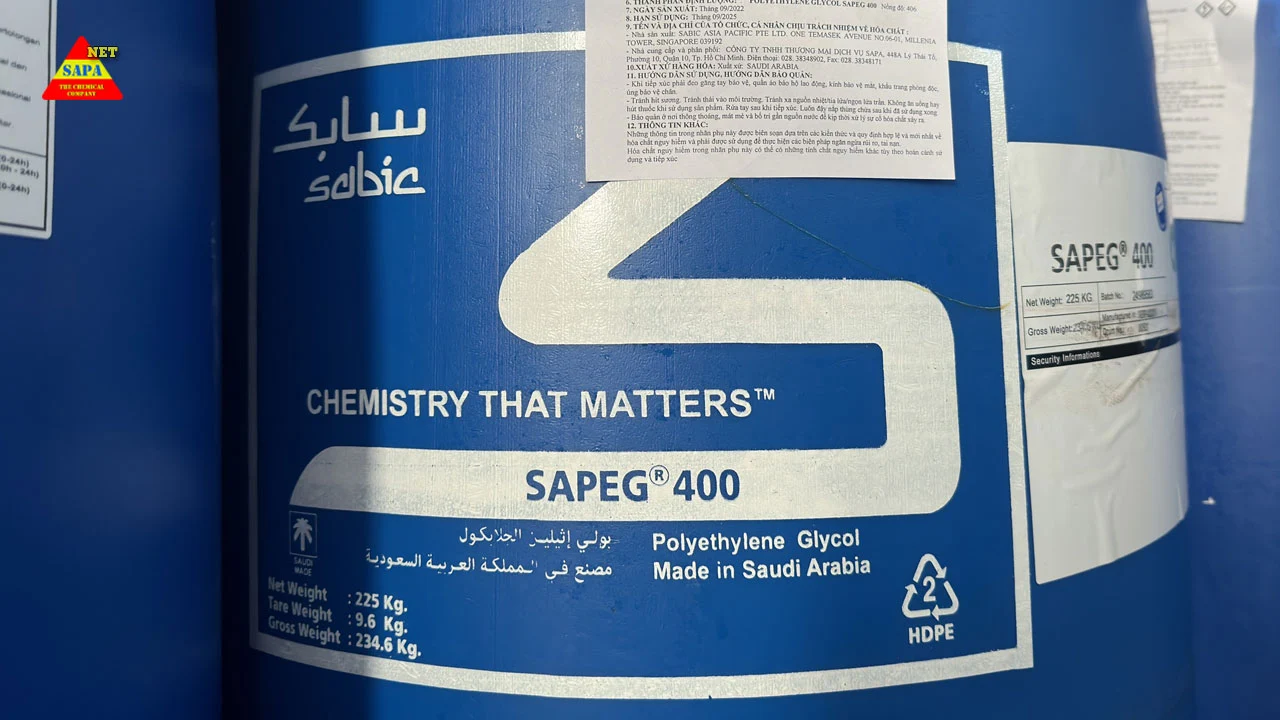 Dung môi Polyethylene Glycol (PEG400)