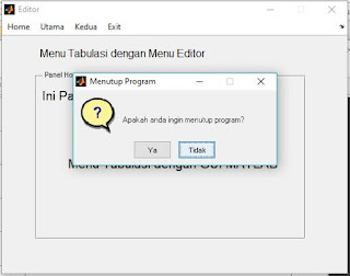 Membuat Menu di GUI MATLAB