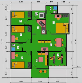 Sketsa Desain Rumah Minimalis 2