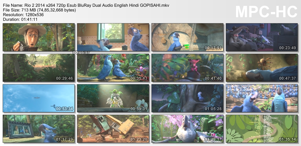 Rio 2 Torrent Download 14 Dubbed Hindi 7p 1080p Tamilrockers