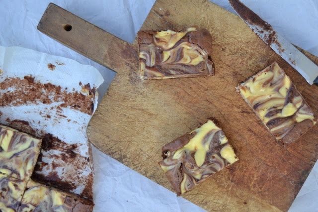 brownie au chocolat et au philadelphia