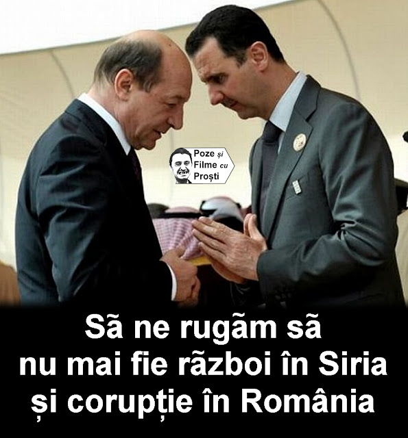 Traian Basescu si Bashar al Assad s-au rugat impreuna