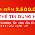 Đăng ký mở thẻ tín dụng HSBC tặng đến 2.500.000 VNĐ