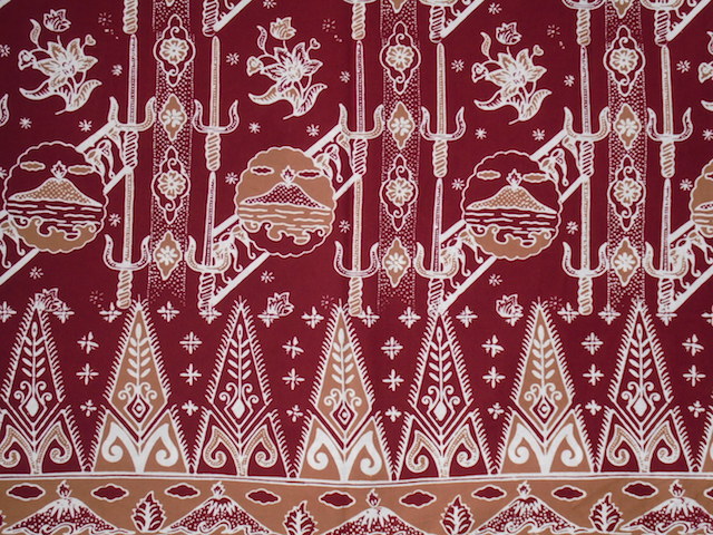 Batik Cilegon motif Trisula Batik pattern Kain batik 