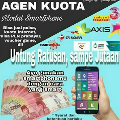 Apa Itu Bisnis Agen Kuota? beserta Keuntungan, Cara Kerja, Cara Promosi dan Gambar