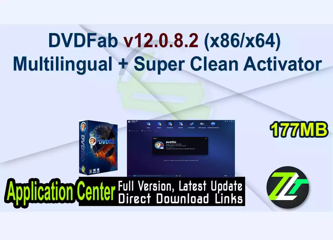 DVDFab v12.0.8.2 (x86/x64) Multilingual + Super Clean Activator