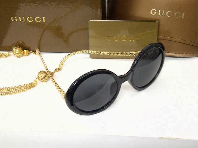 Kacamataca Gucci Rantai hitam
