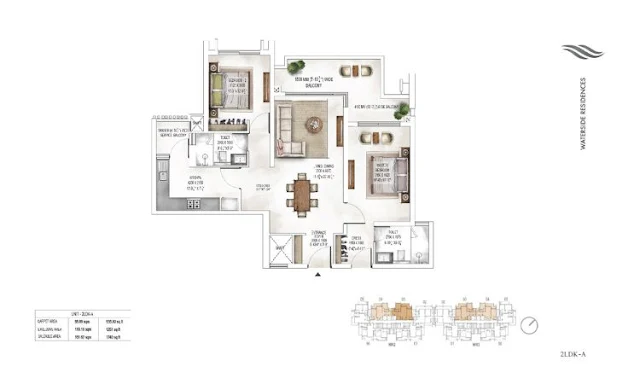 Krisumi Waterside Gurgaon Floor Plan