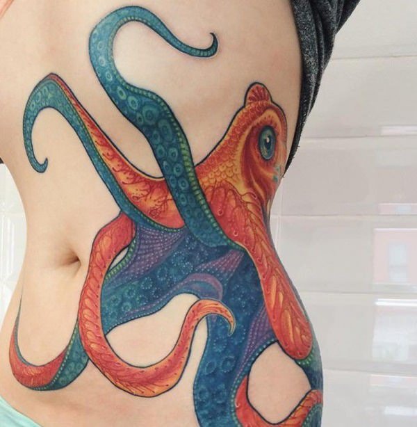 45 lindas tatuagens de polvo