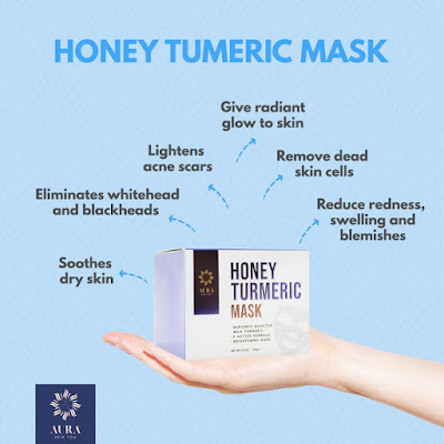 Kulit Cerah Berseri Dengan Honey Turmeric Mask Aura New You