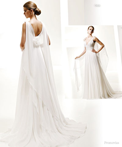 line is most often used to create a Grecian style of wedding dress