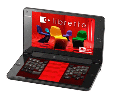 Toshiba Libretto W100 dual screen notebook