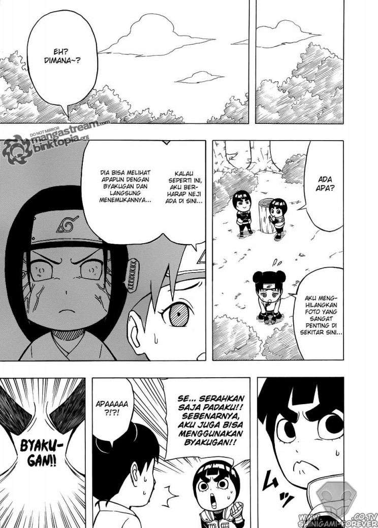 Baca Manga Komik Rock Lee Sprintime of Youth