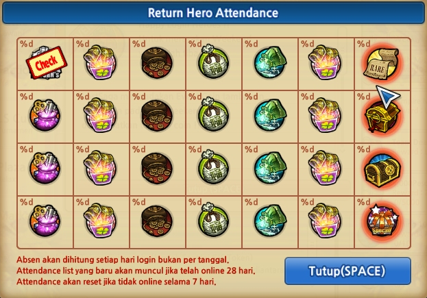 Return Attendance Lost Saga