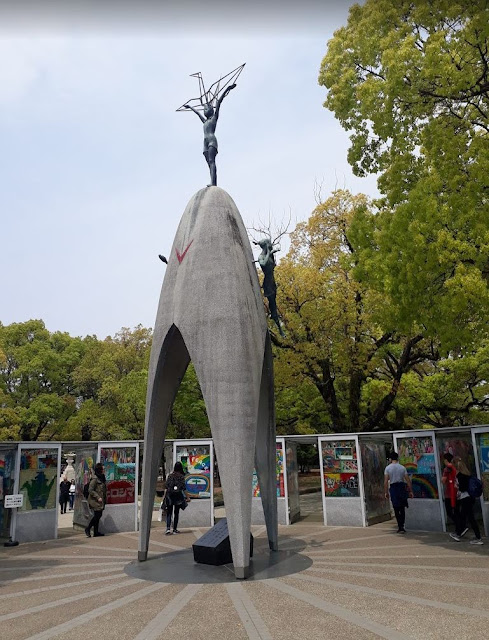 Sadako childrens memorial statue Hiroshima