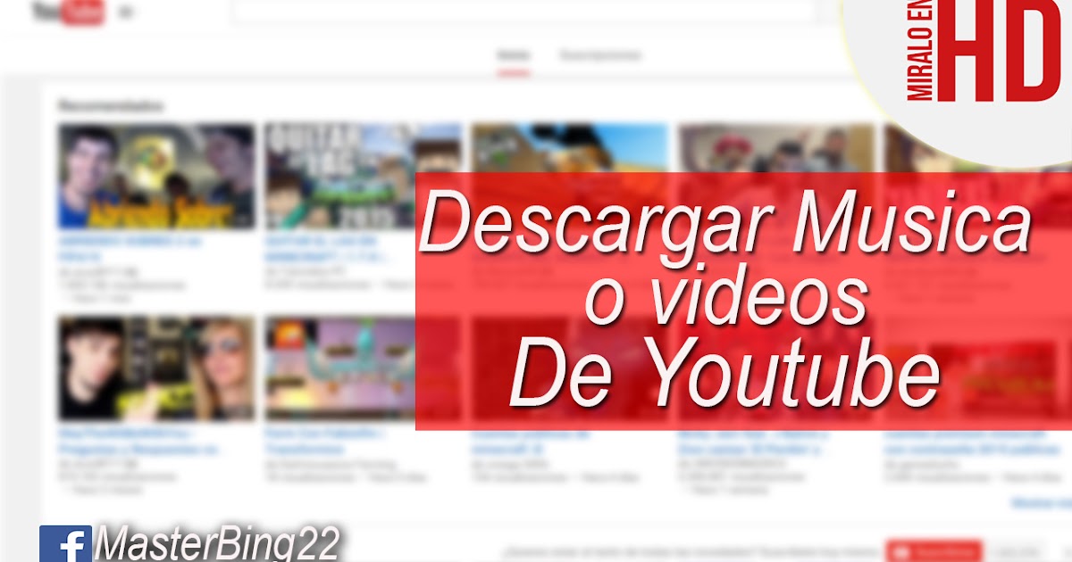 Descargar Musica De Youtube Sin Java - Descargar B